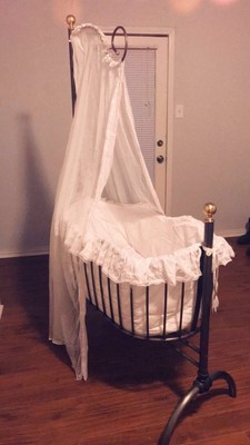 wrought iron cradle